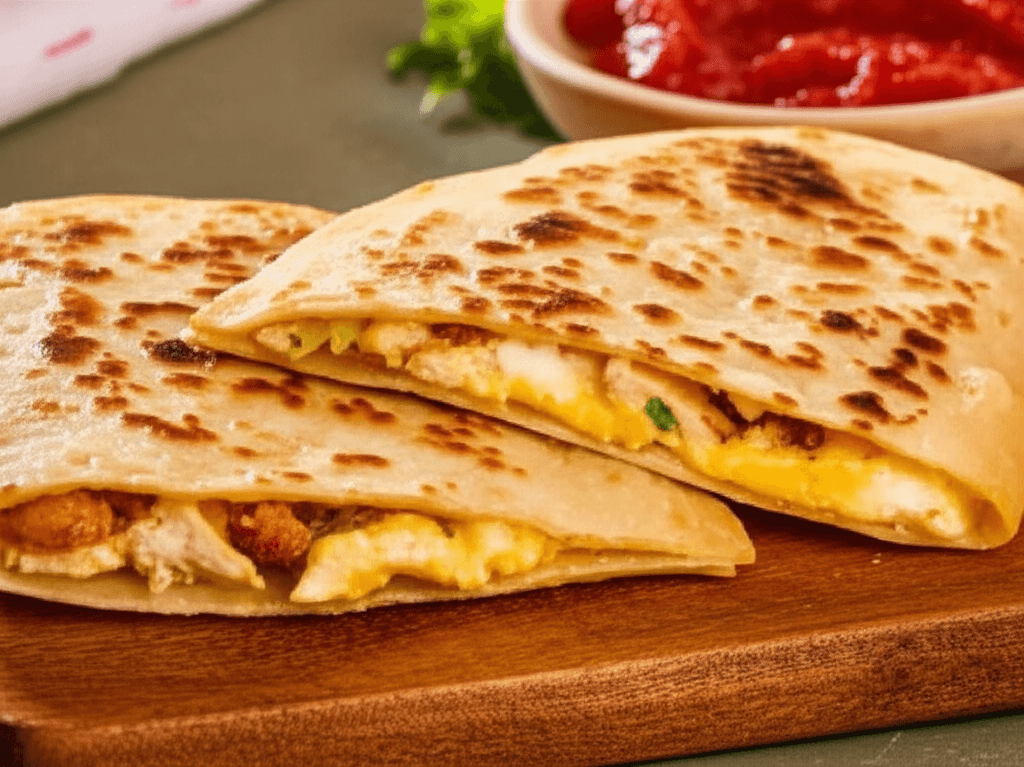 Tavuk Kaşarlı Gözleme